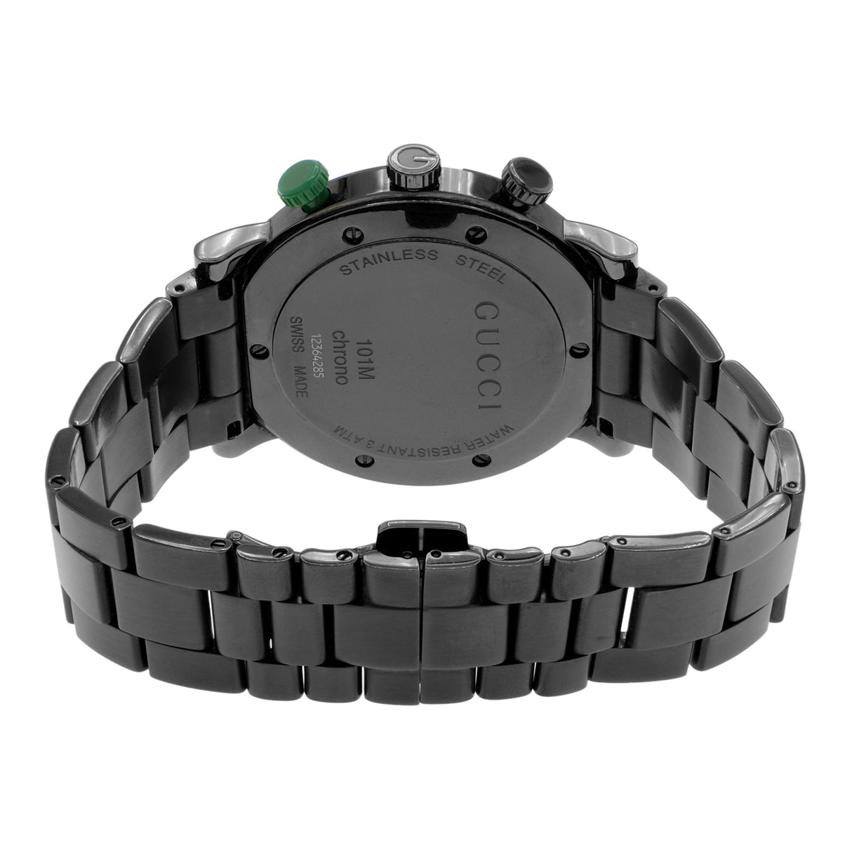 Gucci Black PVD Stainless Steel G-Chrono YA101331 Watches Gucci