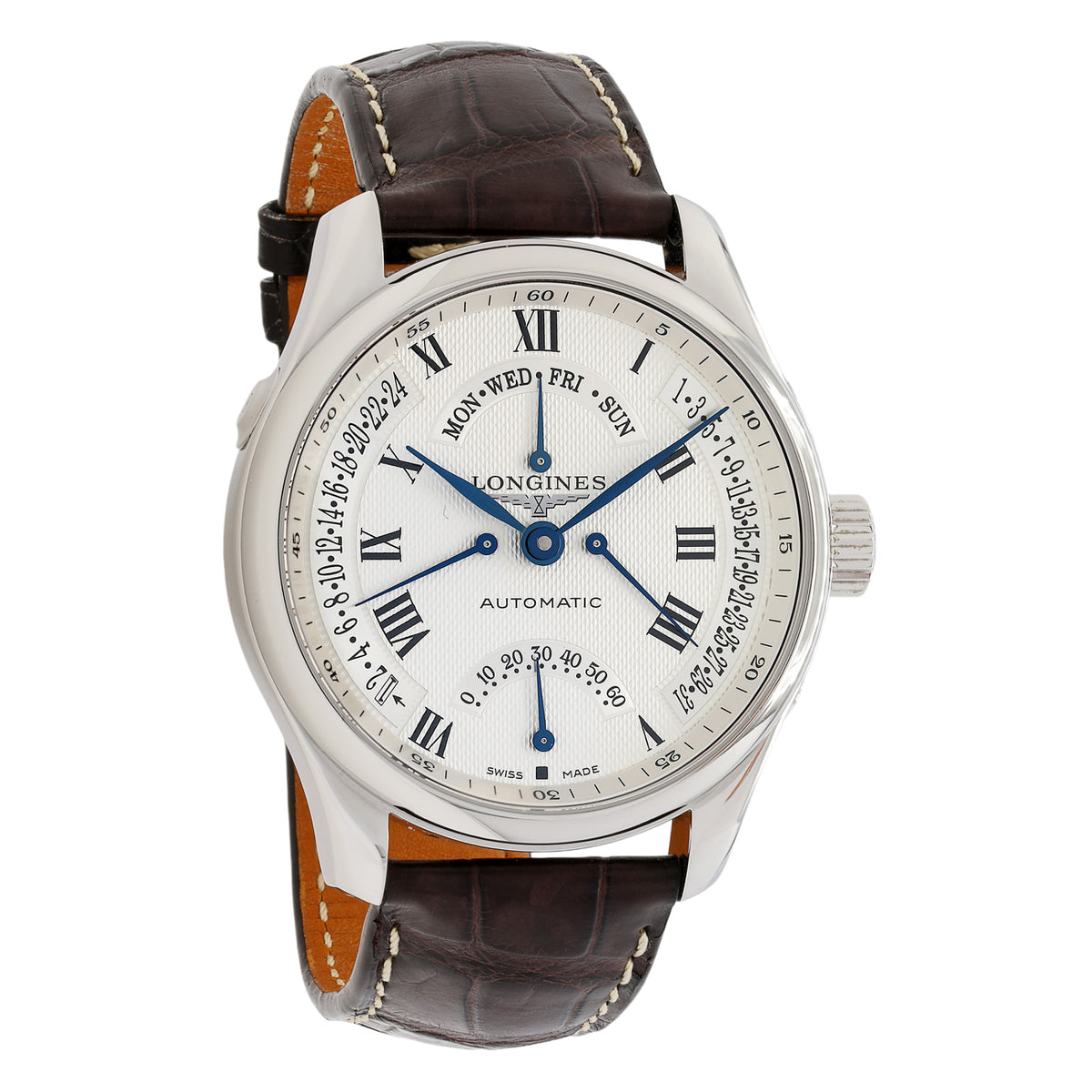 Longines Stainless Steel Master Collection Retrograde L2.717.4.71.3 Watches Longines