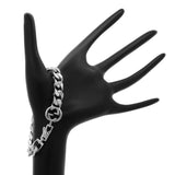 Gucci Sterling Silver Interlocking G Bracelet Designer Jewellery Gucci