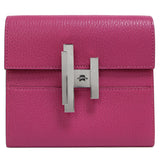 Hermes Magnolia Chevre Mysore Cinhetic Mini Wallet