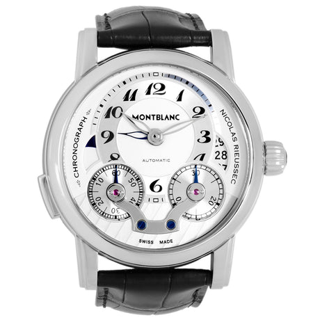 Montblanc Stainless Steel Nicolas Rieussec Chronograph 106595 Watches Montblanc