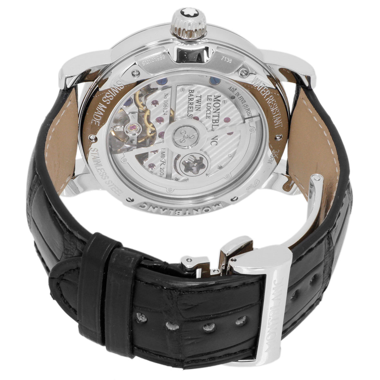 Montblanc Stainless Steel Nicolas Rieussec Chronograph 106595 Watches Montblanc