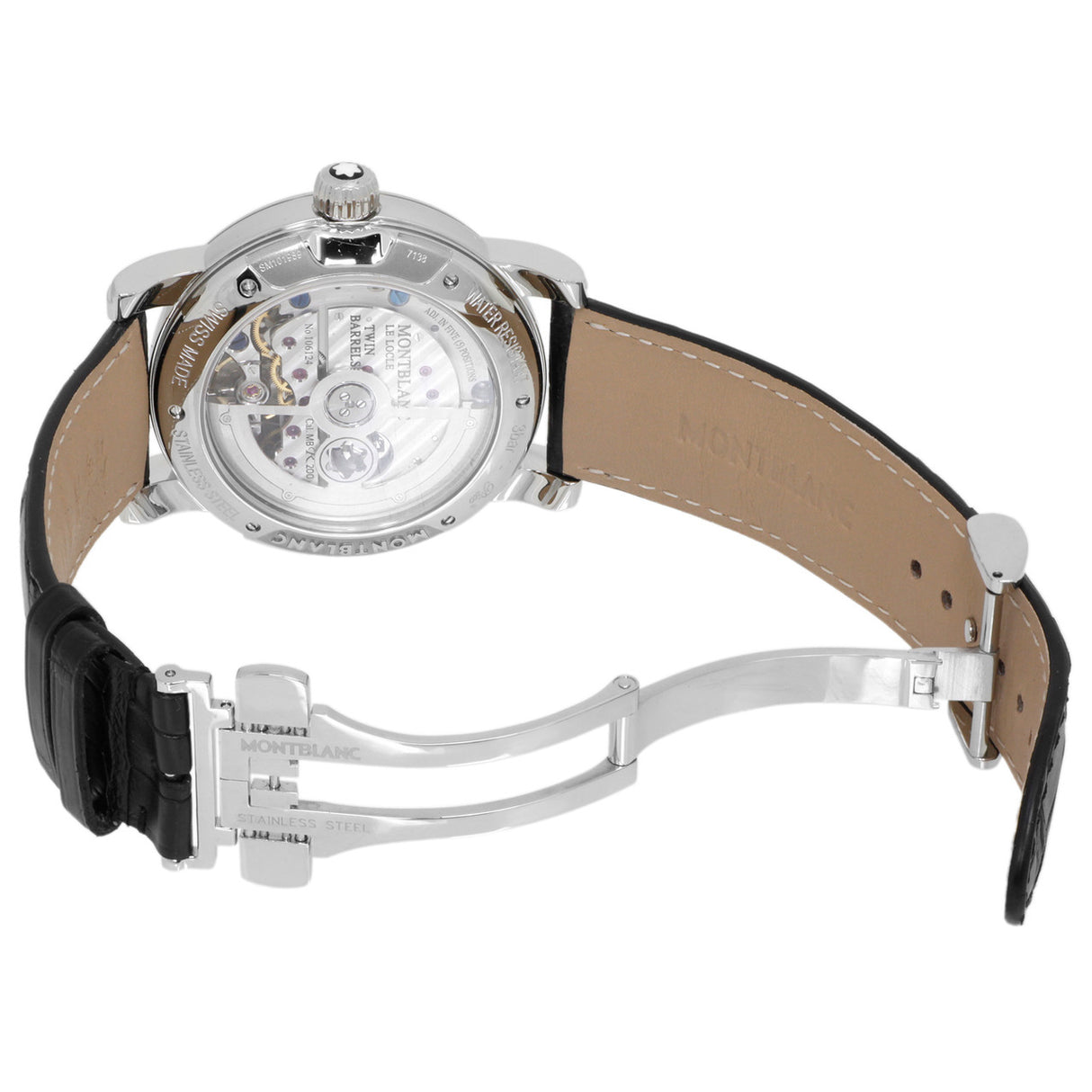 Montblanc Stainless Steel Nicolas Rieussec Chronograph 106595 Watches Montblanc