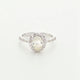 18K White Gold 1.05 Carat Oval Diamond Ring Fine Jewellery Modaselle