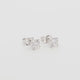 18K White Gold 0.98 Carat Diamond Stud Earrings Fine Jewellery Modaselle