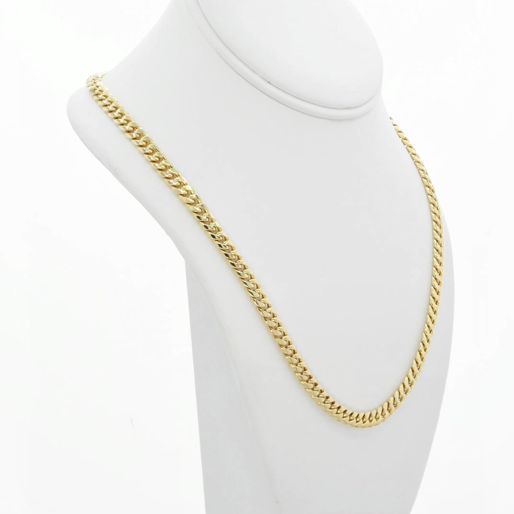 10K Yellow Gold Curb Link Chain Fine Jewellery Modaselle