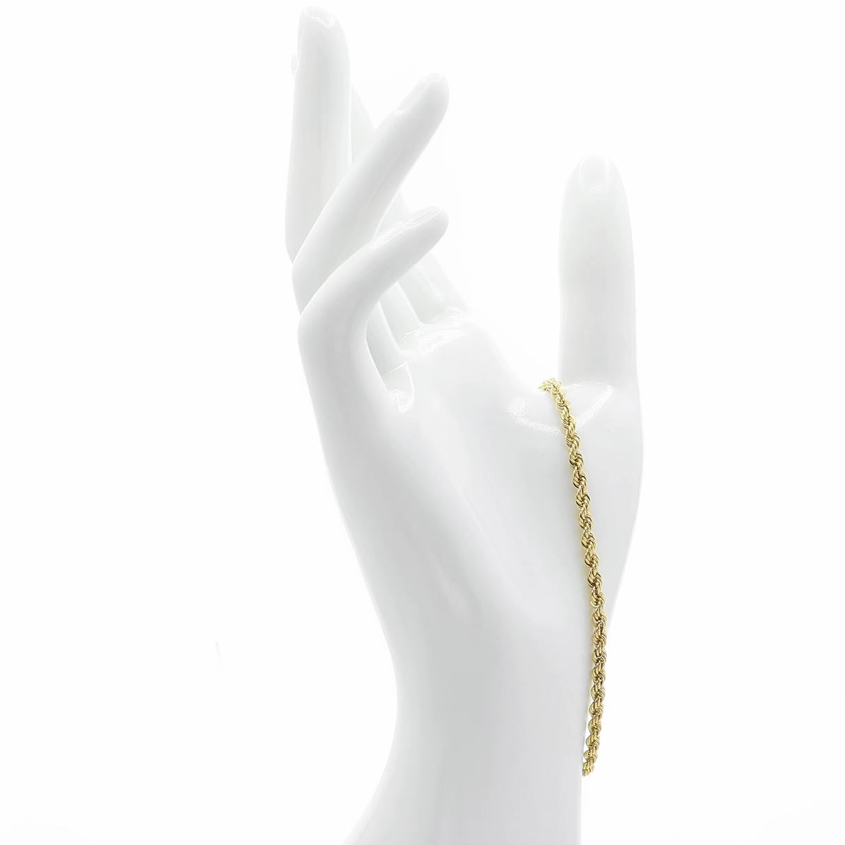 18K Yellow Gold Rope Bracelet Fine Jewellery Modaselle