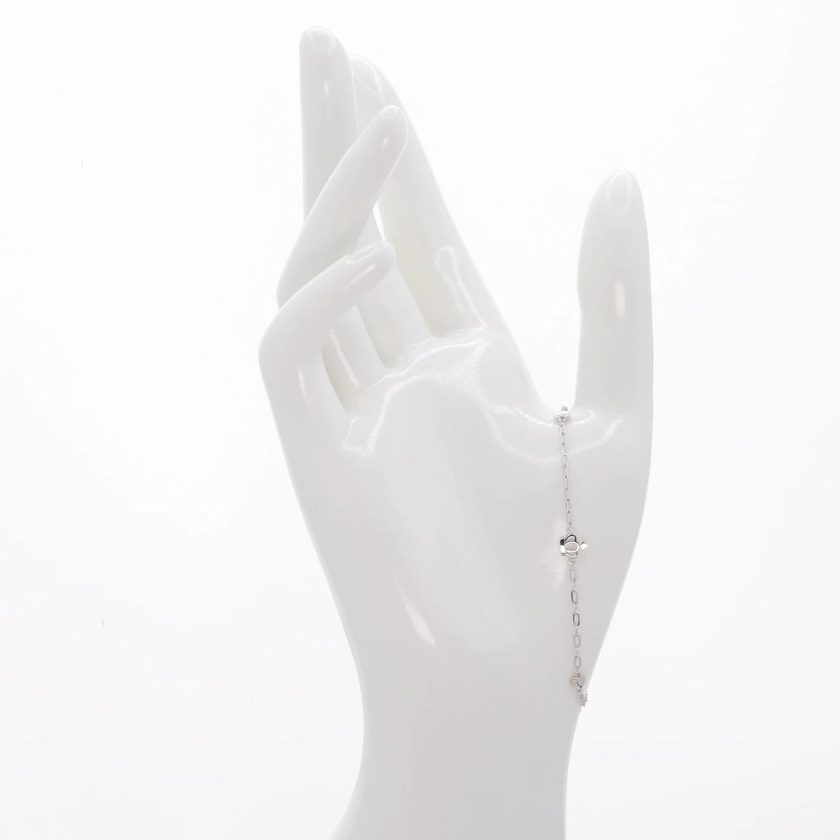 18K White Gold Crown Bracelet Fine Jewellery Modaselle