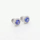 18K White Gold 2.30 Carat Tanzanite Earrings Fine Jewellery Modaselle