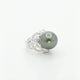 18K White Gold 12.58mm Tahitian Pearl Diamond Ring Fine Jewellery Modaselle