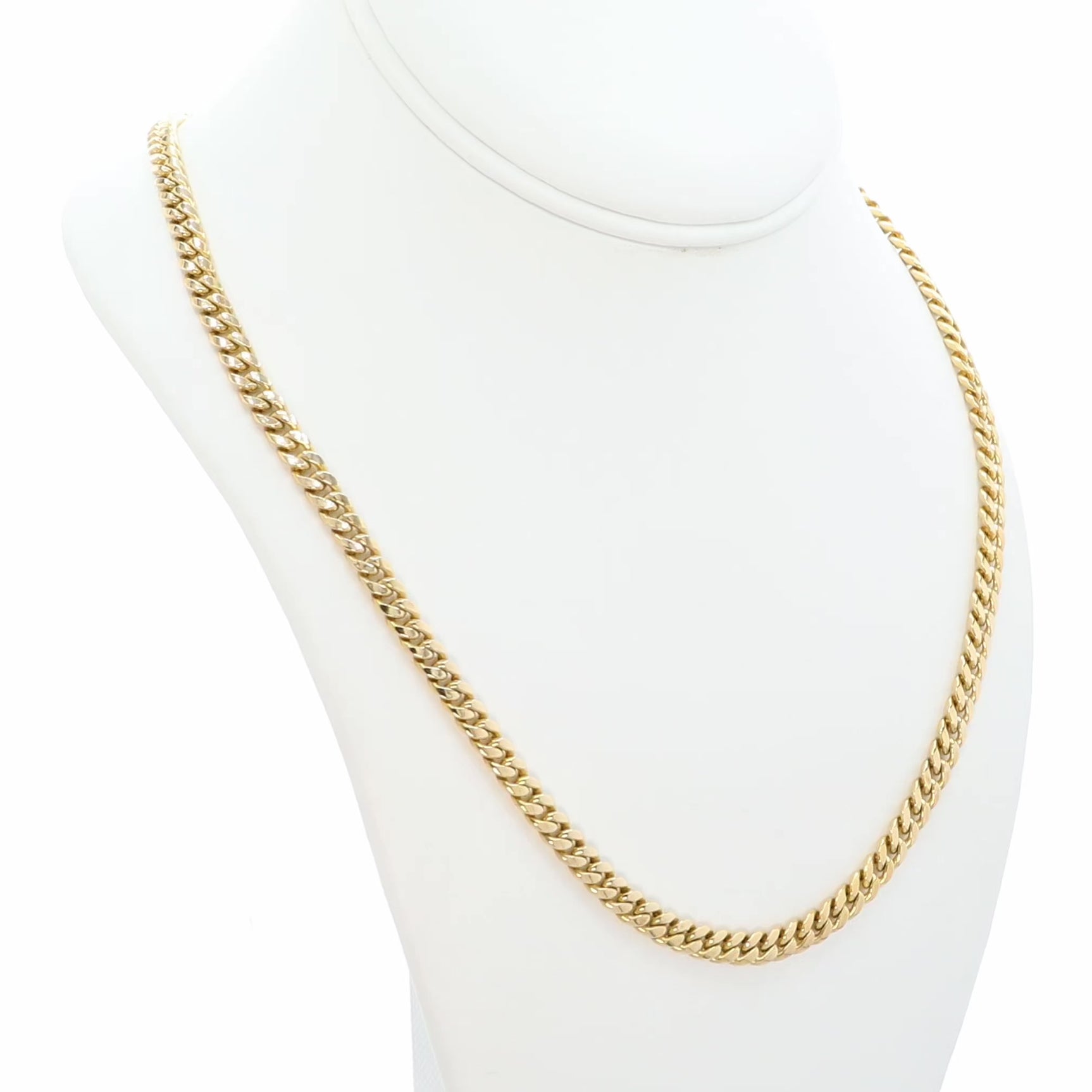 10K Yellow Gold Italian Curb Chain Fine Jewellery Modaselle