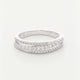 14K White Gold 0.50 Carat Diamond Band Ring Fine Jewellery Modaselle