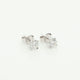 18K White Gold 1.24 Carat Diamond Stud Earrings Fine Jewellery Modaselle