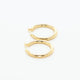 18K Yellow Gold Hoop Earrings Fine Jewellery Modaselle
