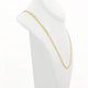 18K Yellow Gold Cuban Link Chain Fine Jewellery Modaselle