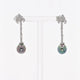18K White Gold Tahitian South Sea Pearl Drop Earrings Fine Jewellery Modaselle