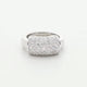 18K White Gold 1.48 Carat Diamond Sliding Ring Fine Jewellery Modaselle