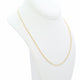 18K Yellow Gold Adjustable Diamond Cut Bead Chain Fine Jewellery Modaselle