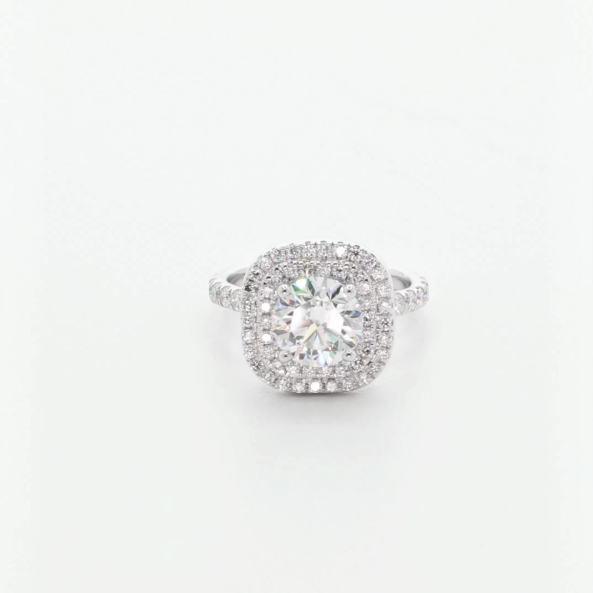 18K White Gold 1.38 Carat Diamond Ring Fine Jewellery Modaselle