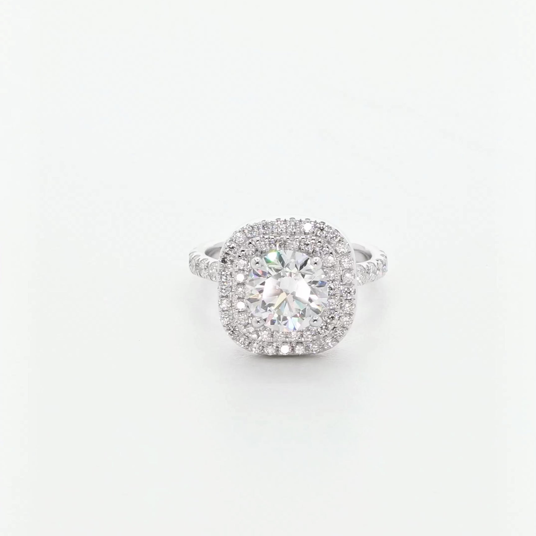 18K White Gold 1.38 Carat Diamond Ring Fine Jewellery Modaselle