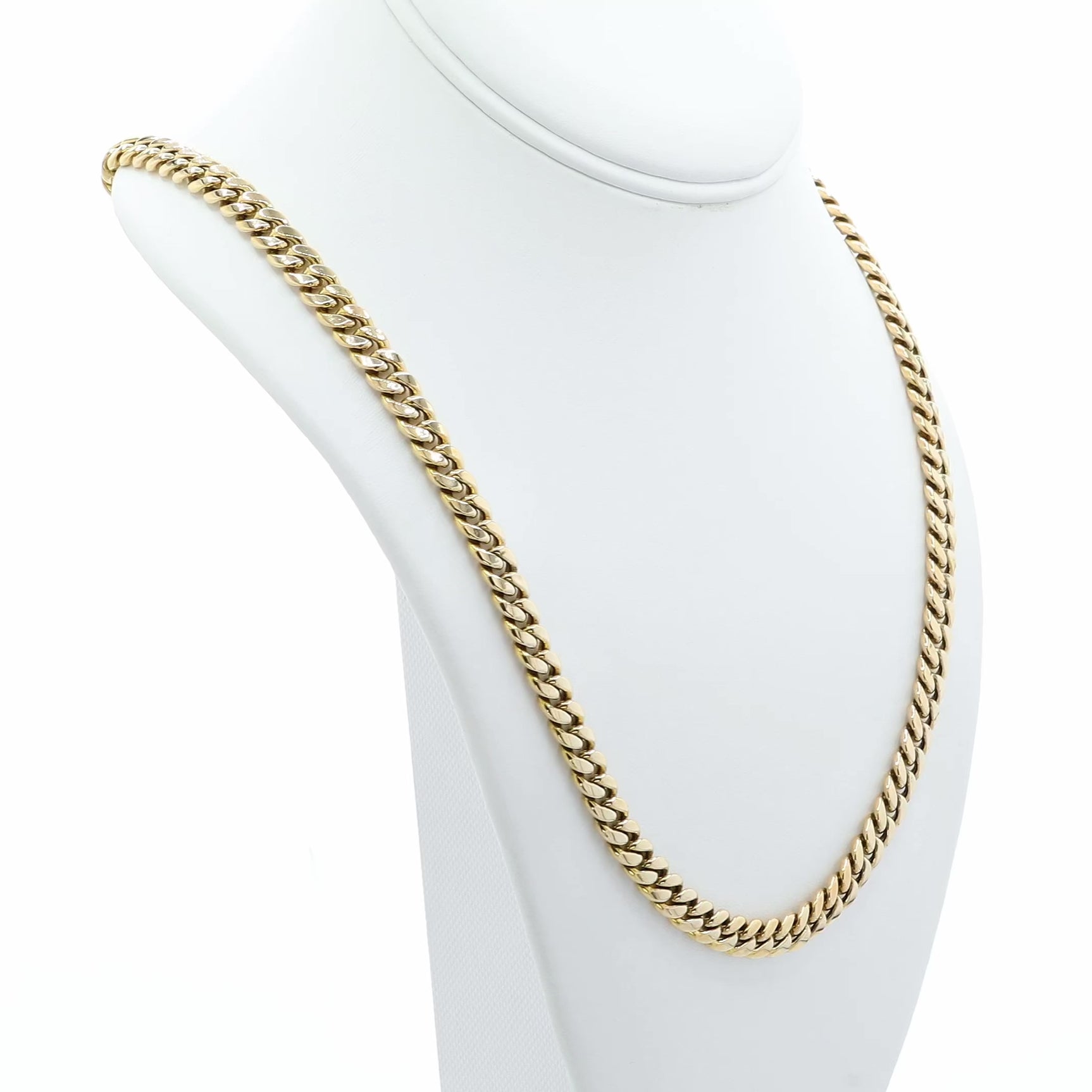 10K Yellow Gold Italian Curb Chain Fine Jewellery Modaselle