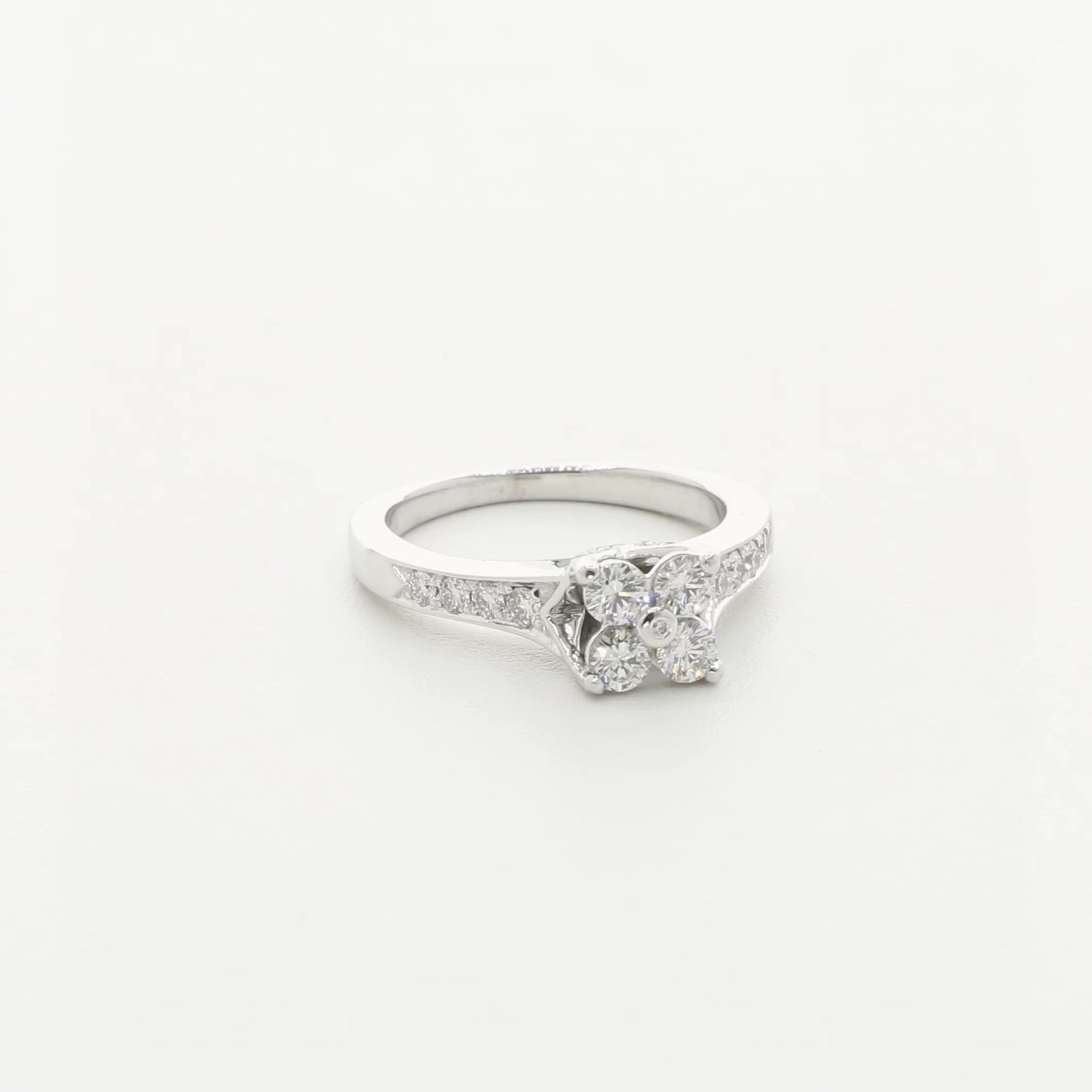 Platinum 0.60 Carat Diamond Ring Fine Jewellery Modaselle
