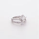 18K White Gold 1.01 Carat Cushion Diamond Ring Fine Jewellery Modaselle