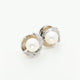 14K White Gold South Sea Pearl Earrings