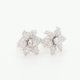 18K White Gold 2.98 Carat Diamond Blossom Earrings Fine Jewellery Modaselle
