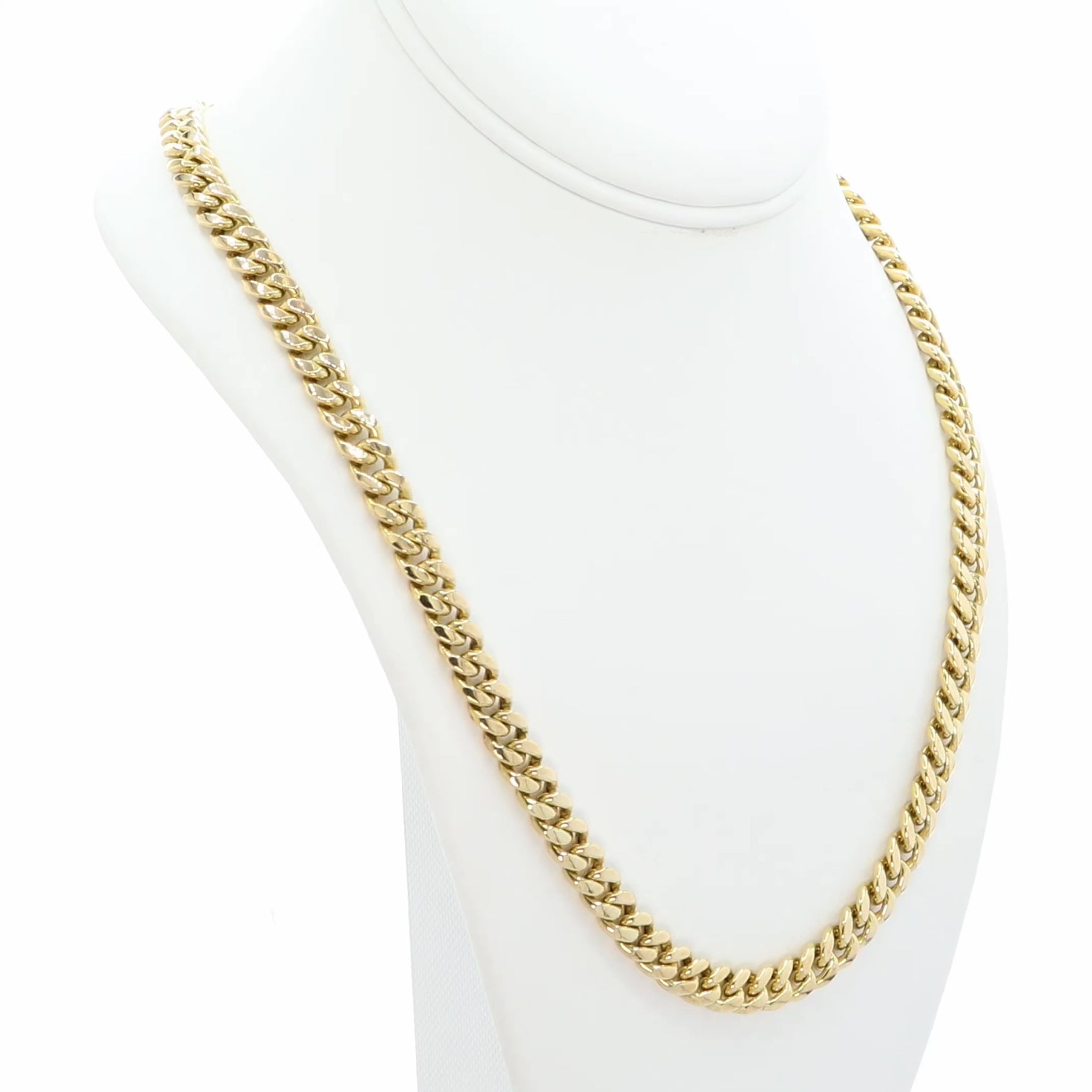 10K Yellow Gold Curb Chain Fine Jewellery Modaselle
