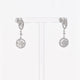 18K White Gold 0.82 Carat Diamond Drop Earrings Fine Jewellery Modaselle