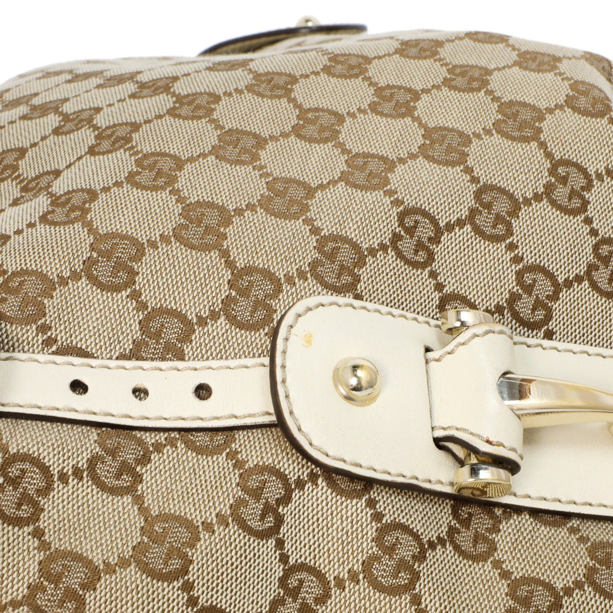 Gucci Monogram Canvas Small Pelham Shoulder Bag