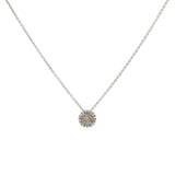 De Beers 18K White Gold Aura Fancy Brown Diamond Pendant Necklace