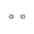 14K White Gold 1.21 Carat Diamond Stud Earrings Fine Jewellery Modaselle