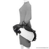 Thom Browne Bicolor Pebble Leather Penguin Bag