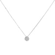 18K White Gold 0.29 Carat Diamond Pendant Fine Jewellery Modaselle