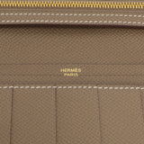 Hermes Etoupe Epsom Bearn Gusset Wallet