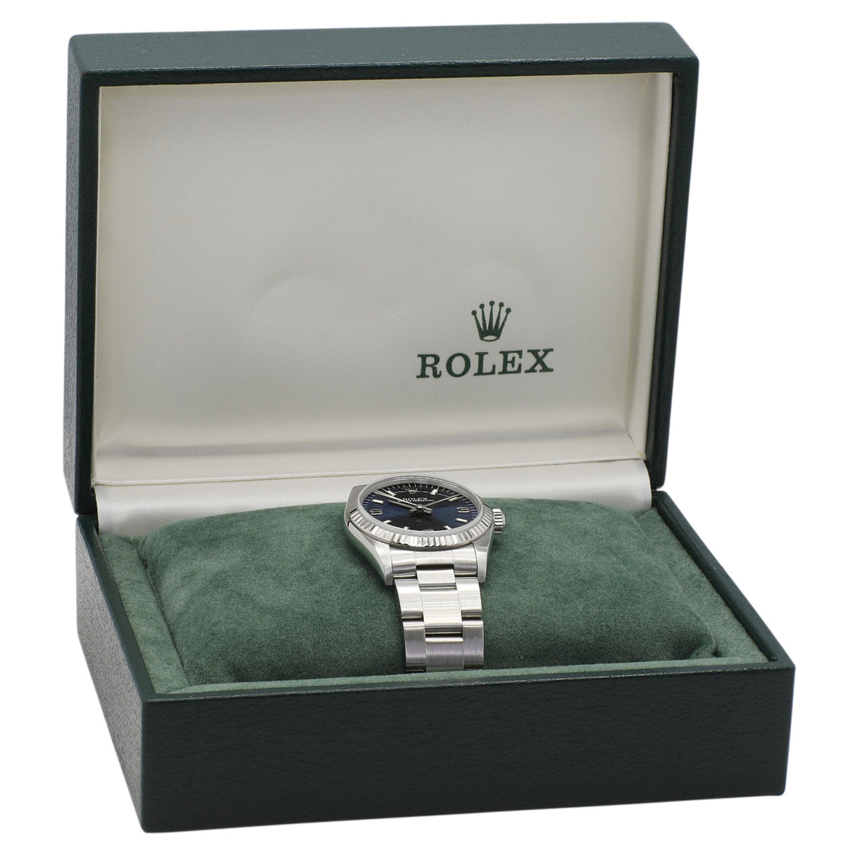 Rolex Stainless Steel White Gold Oyster Perpetual 31 77014