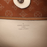 Louis Vuitton Cream Mahina Carmel Hobo