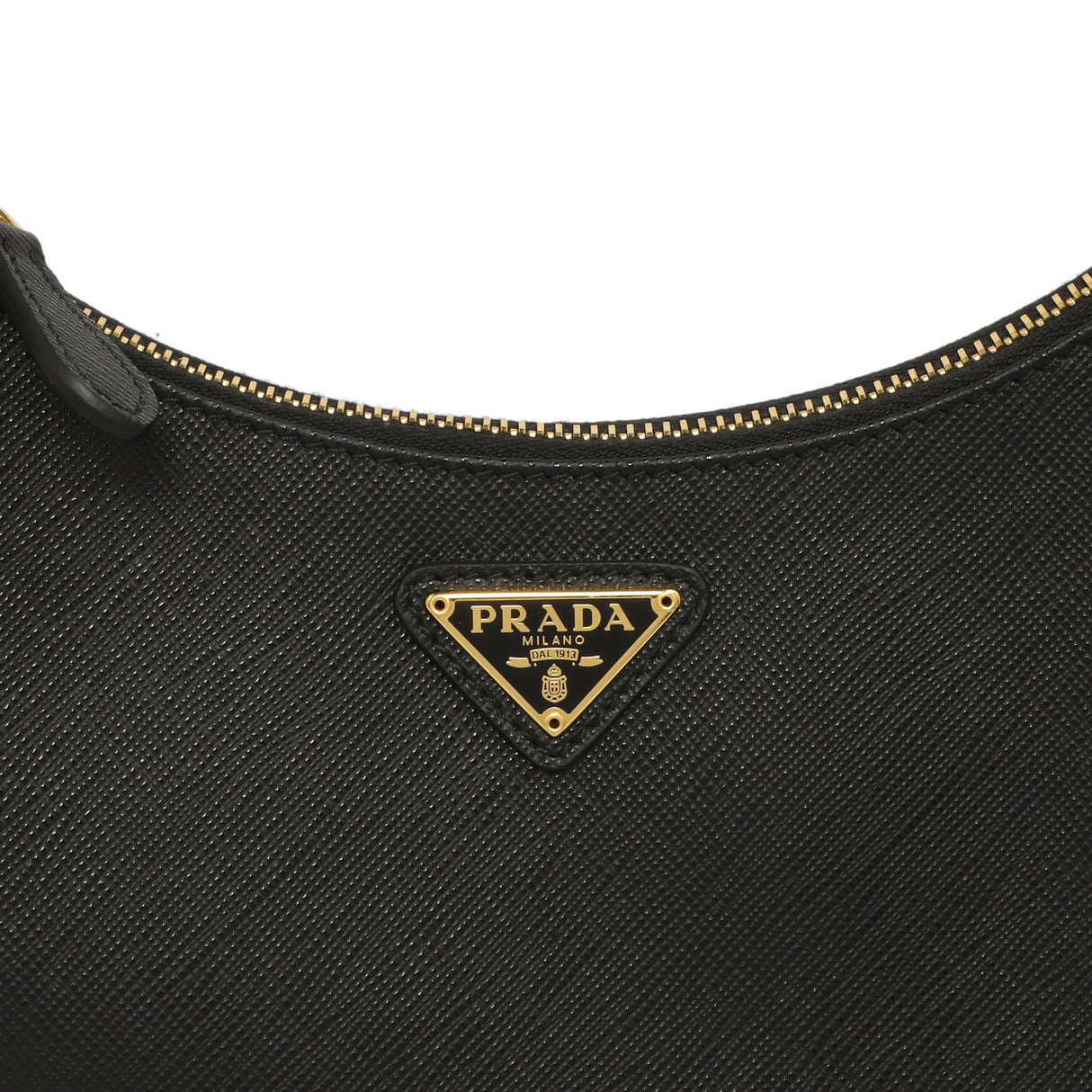 Prada Black Saffiano Re-Edition 2005 Shoulder Bag