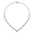 18K White Gold 5.04 Carat Diamond Necklace Fine Jewellery Modaselle
