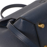Celine Blue Grained Calfskin Mini Belt Bag