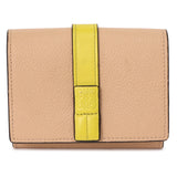 Loewe Nude-Citronelle Soft Grained Calfskin Trifold Wallet