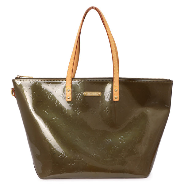 Louis Vuitton Vert Olive Vernis Bellevue GM – Modaselle display picture 2