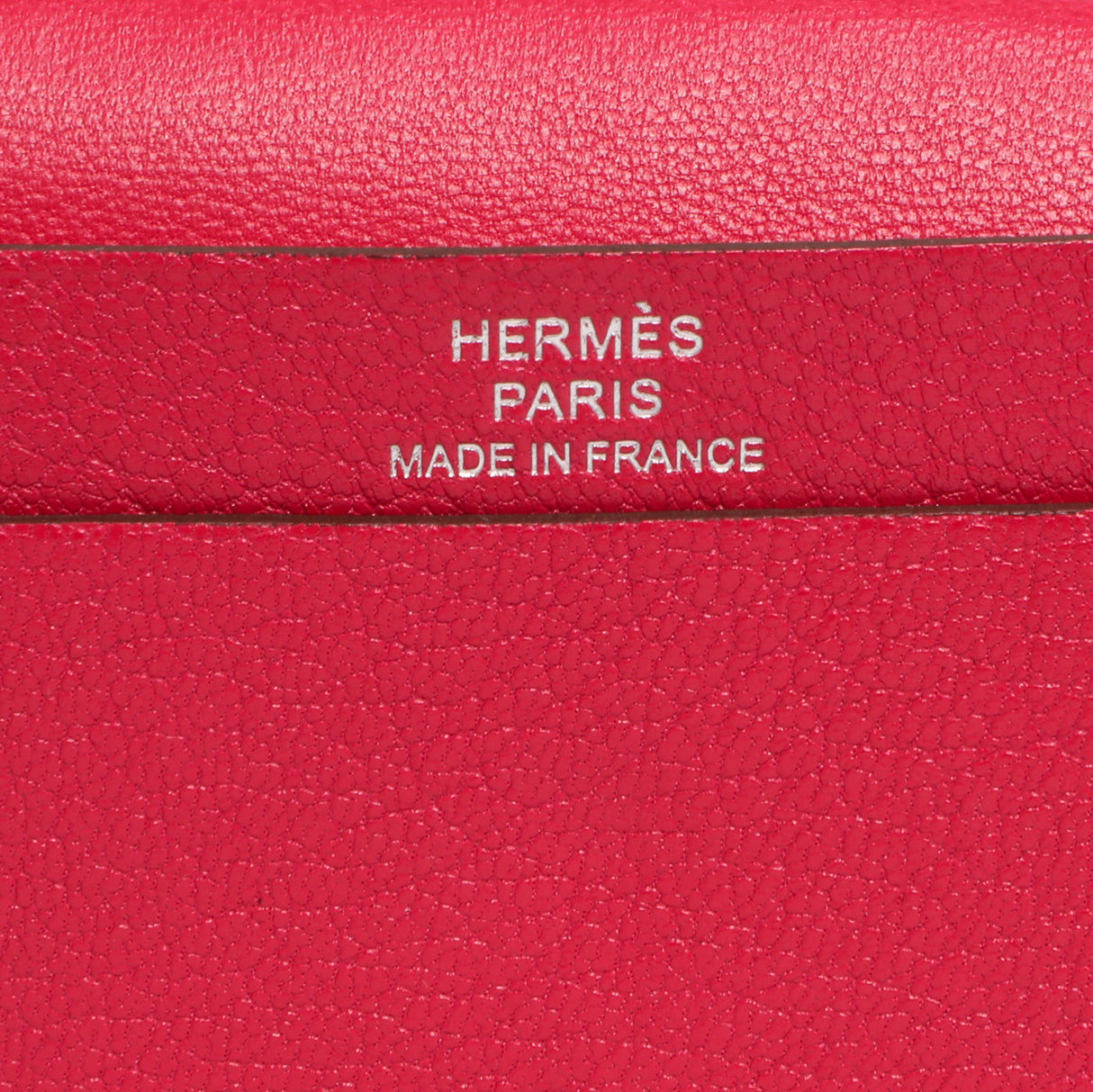 Hermes Rose Extreme Chevre Mysore Mini Bearn Wallet