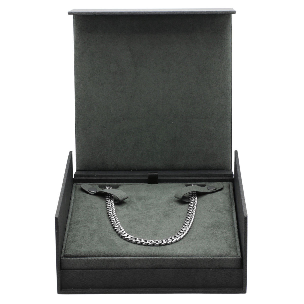 David Yurman Sterling Silver Curb Chain Necklace