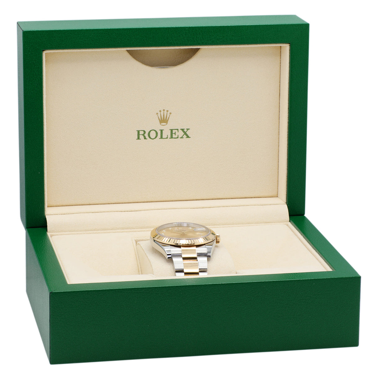 Rolex 18K Yellow Gold Stainless Steel Diamond Datejust 41 126333