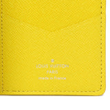 Louis Vuitton Damier Graphite Yellow Logo Pocket Organizer