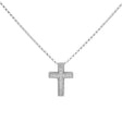 18K White Gold 2.22 Carat Diamond Cross Pendant Fine Jewellery Modaselle