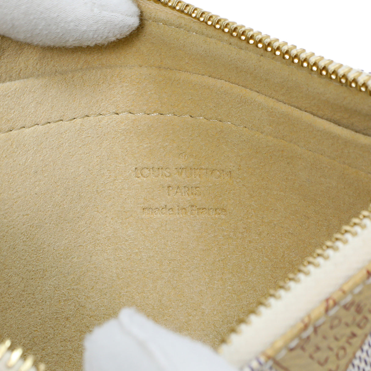 Louis Vuitton Damier Azur Trunks Labels Pochette Milla MM